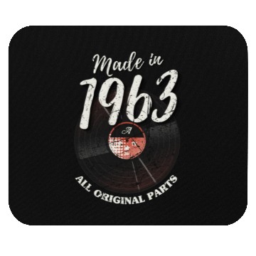 Discover 60 Years Vintage 1963 Retro 60th Birthday Mouse Pads