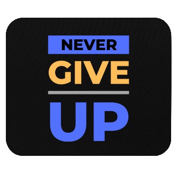 Discover never give up Mouse Pads