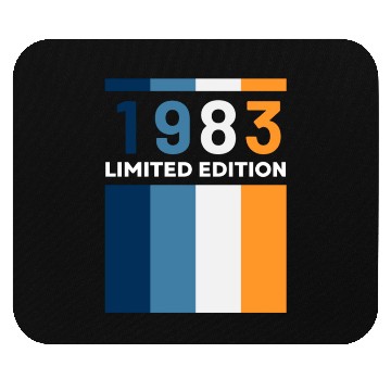 Discover 40 Years Vintage 1983 Retro 40th Birthday Mouse Pads