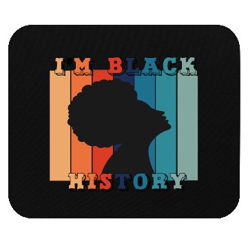 Discover i m black history Mouse Pads