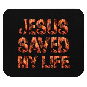 Discover Jesus Saved My Life Mouse Pads
