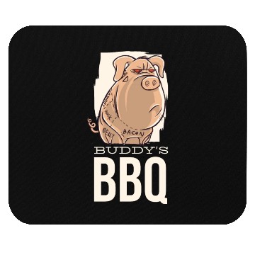Discover Buddy's BBQ Bacon Pig Buddy's BBQ Bacon Pig inspir Mouse Pads