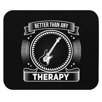 Discover Cool electric guitar player illustration Mouse Pads