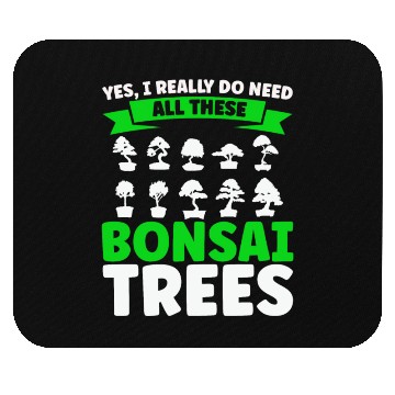 Discover Bonsai Tree Owner Gift Bonsai Tree Gardening Mouse Pads