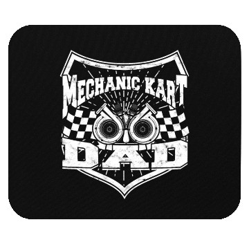 Discover Go Kart Racer Pit Crew Car Racing Karting Mouse Pads