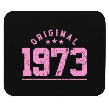 Discover 50 Years Vintage 1973 Retro 50th Birthday Mouse Pads