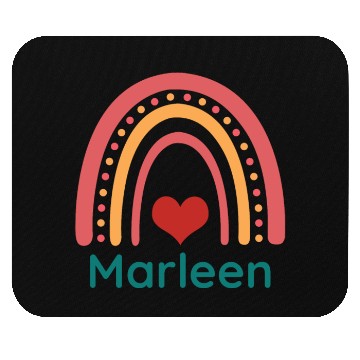 Discover Marleen Vintage Boho Rainbow Mouse Pads