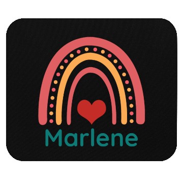 Discover Marlene Vintage Boho Rainbow Mouse Pads