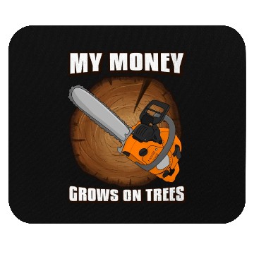 Discover chainsaw Lumberjack Mouse Pads