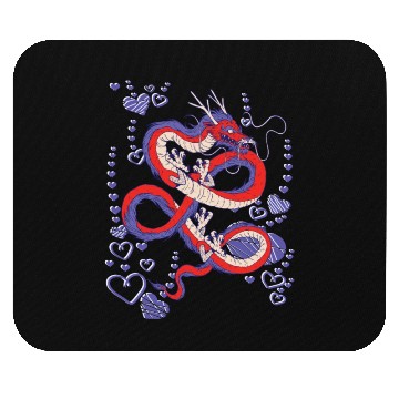 Discover Cooler Japanese dragon Mouse Pads