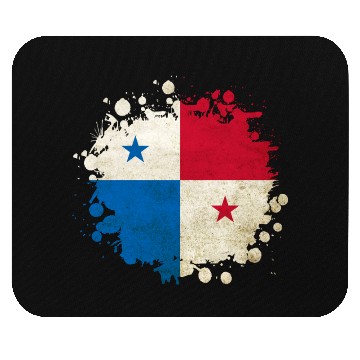 Discover Panama vintage flags blob Mouse Pads