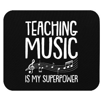 Discover Music Teacher Musical Notes Mouse Pads