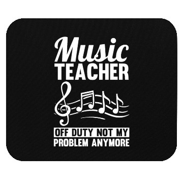 Discover Music Teacher Musical Notes Mouse Pads