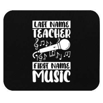 Discover Music Teacher Mic Mouse Pads