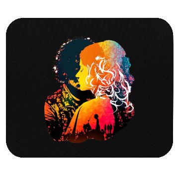 Discover Sweet Couple's Fond Embrace, Valentine's Mouse Pads