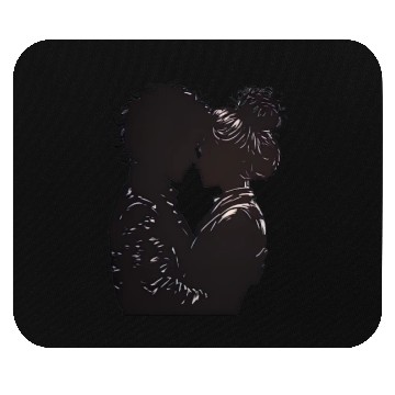 Discover Valentine's Gift, Sweet Couple's Embrace, Warm Mouse Pads