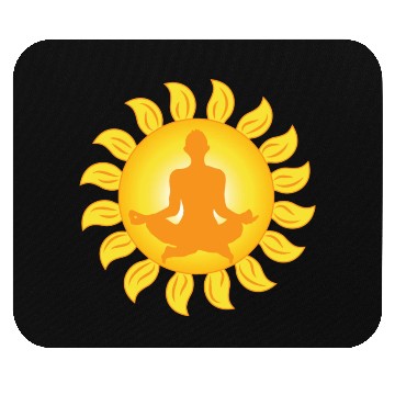 Discover Yoga Meditation Peace Relaxation Mouse Pads