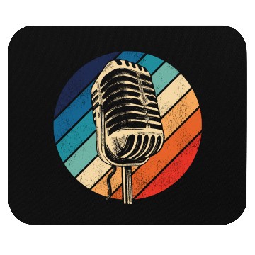 Discover Karaoke Singer Microphone Vocalist Mouse Pads