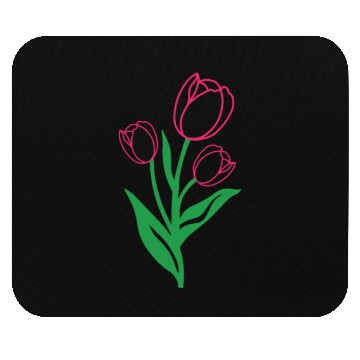 Discover Tulip Gardening Colourful Mouse Pads