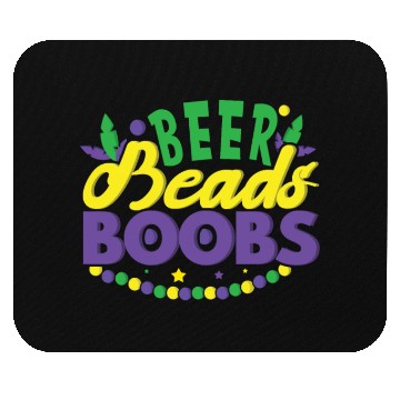 Discover Festival Parade Beer Lover Beads Mardi Gras 2023 Mouse Pads