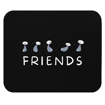 Discover Friends Mouse Pads With Characters