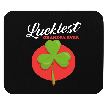 Discover Luckiest Grandpa St. Patricks Day Mouse Pads