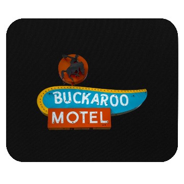 Discover Buckaroo Motel Sign Route 66 Tucumcari New Mexico Mouse Pads