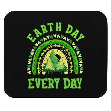Discover Pine Tree Green Earth Day Shamrock St Patrick Day Mouse Pads