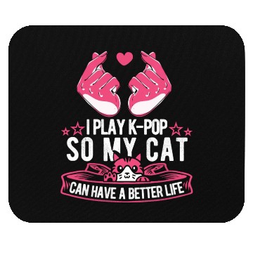 Discover K Pop Cat Mouse Pads