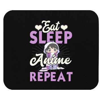 Discover Eat Sleep Anime Repeat Japanese Manga Lover Cospla Mouse Pads