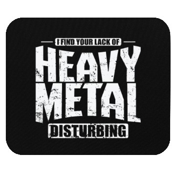 Discover Heavy Metal Disburbing Music Band Genre Mouse Pads