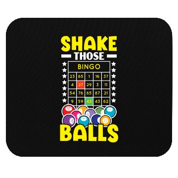 Discover Shake Those Bingo Balls Bingo Game Bingo Player Mouse Pads