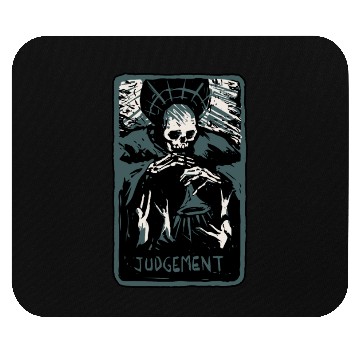 Discover Judgement Skeleton Skull Tarot Card Mouse Pads