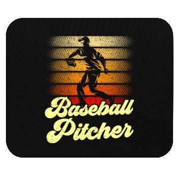 Discover Baseball Pitcher Player Hobby Sayings Mouse Pads