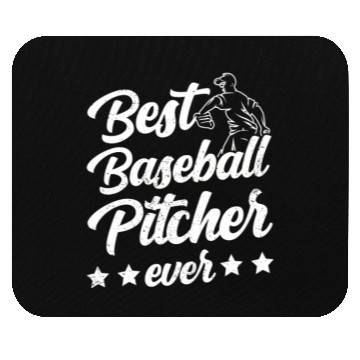 Discover Best Baseball Pitcher Ever Sayings Hobby Player Mouse Pads