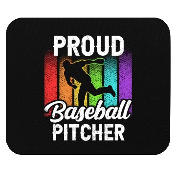 Discover Proud Baseball Pitcher Sayings Player Hobby Mouse Pads