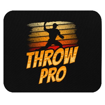 Discover Throw Pro Hobby Sayings Pitcher Baseball Player Mouse Pads