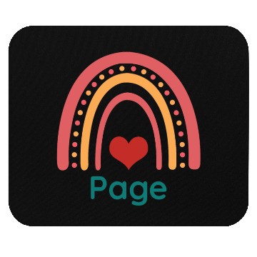 Discover Page Vintage Boho Rainbow Mouse Pads