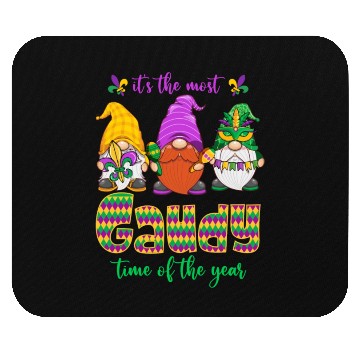 Discover Gaudy Time 0f The Year Gnomes Fleur de lis Mouse Pads