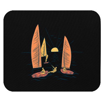 Discover Sailors sailing sea waves sunset Sailors sailing s Mouse Pads