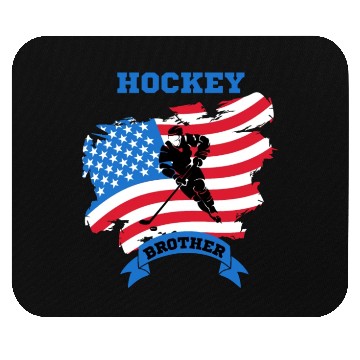 Discover Hockey brother Mouse Pads