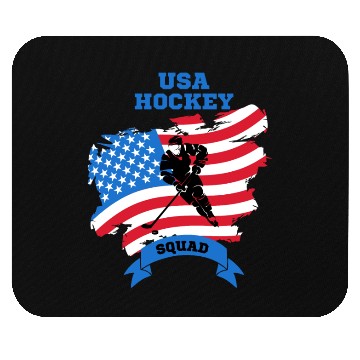 Discover USA Hockey squad Mouse Pads
