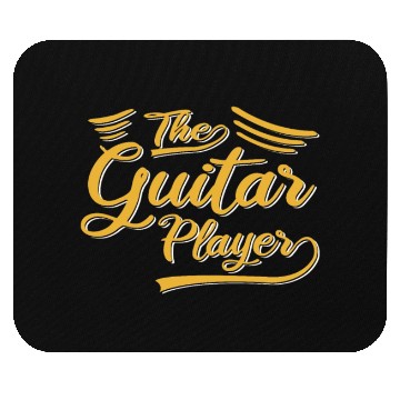 Discover the guitar player Mouse Pads