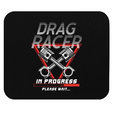 Discover Drag Racing Race Car Retro Vintage Mouse Pads