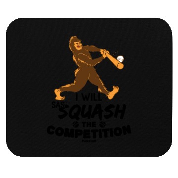 Discover Sasquatch baseball Mouse Pads