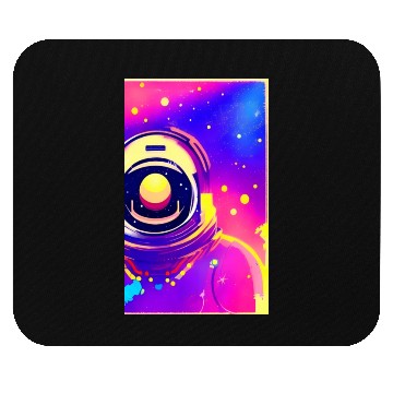 Discover Astronaut neon colors Mouse Pads