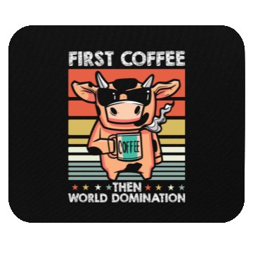 Discover Cow Cattle Coffee Sunglasses Mouse Pads