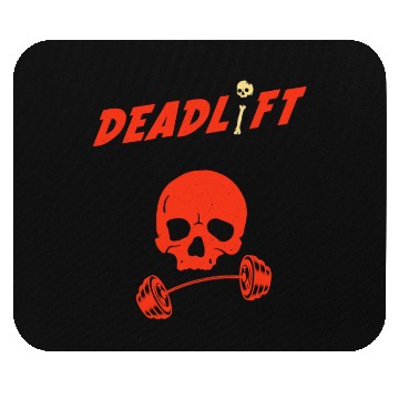 Discover Deadlift Workout Skull Mouse Pads