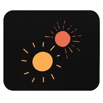 Discover Sun design Mouse Pads