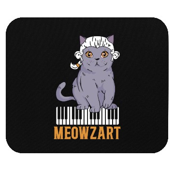 Discover Meowzart Piano Cat Musician Musical Pianist Music Mouse Pads